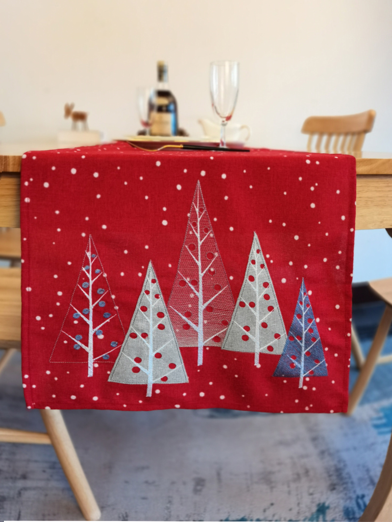 Embroiderded Table Runner