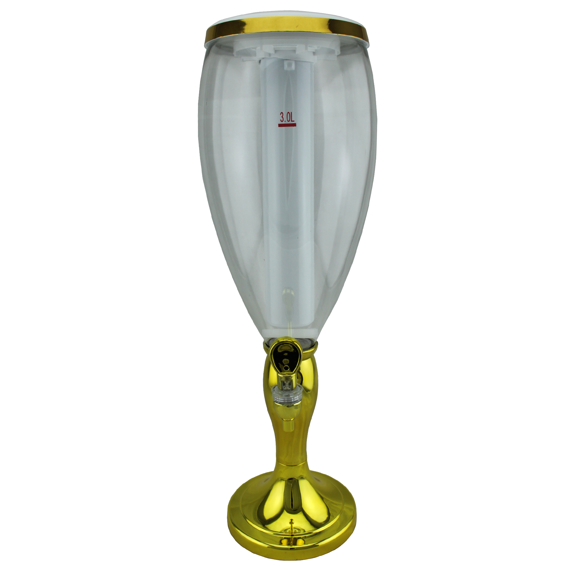 Beer tower with LED light Ice tube