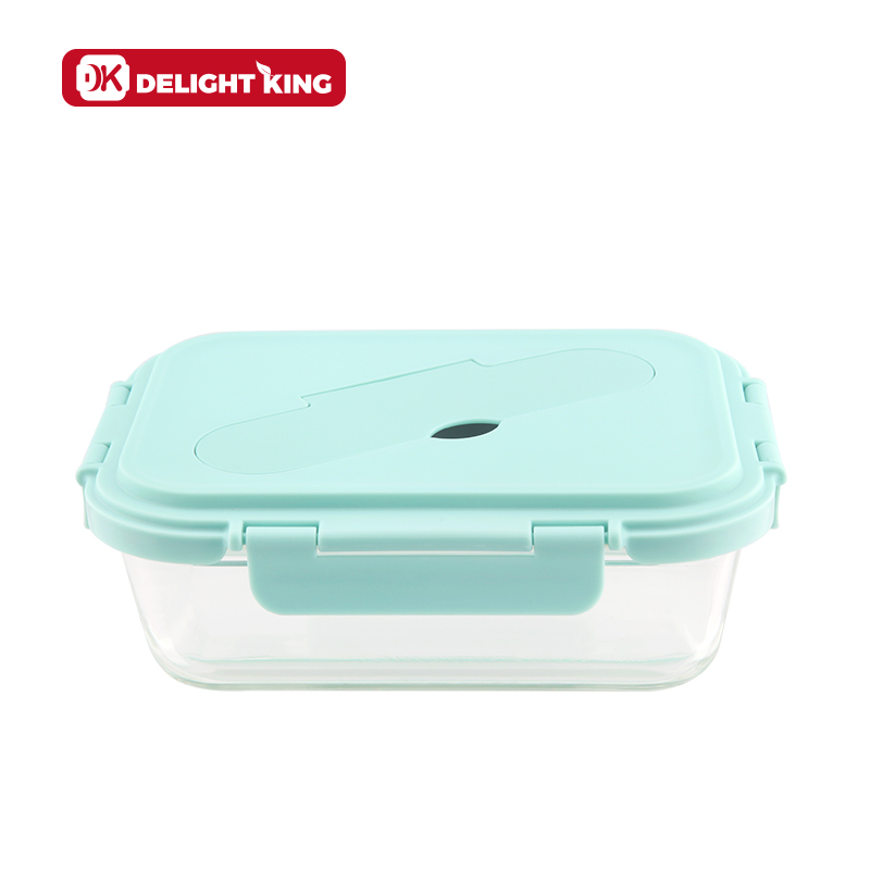 Glass food container
