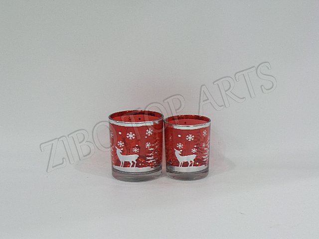Glass Candle Holder