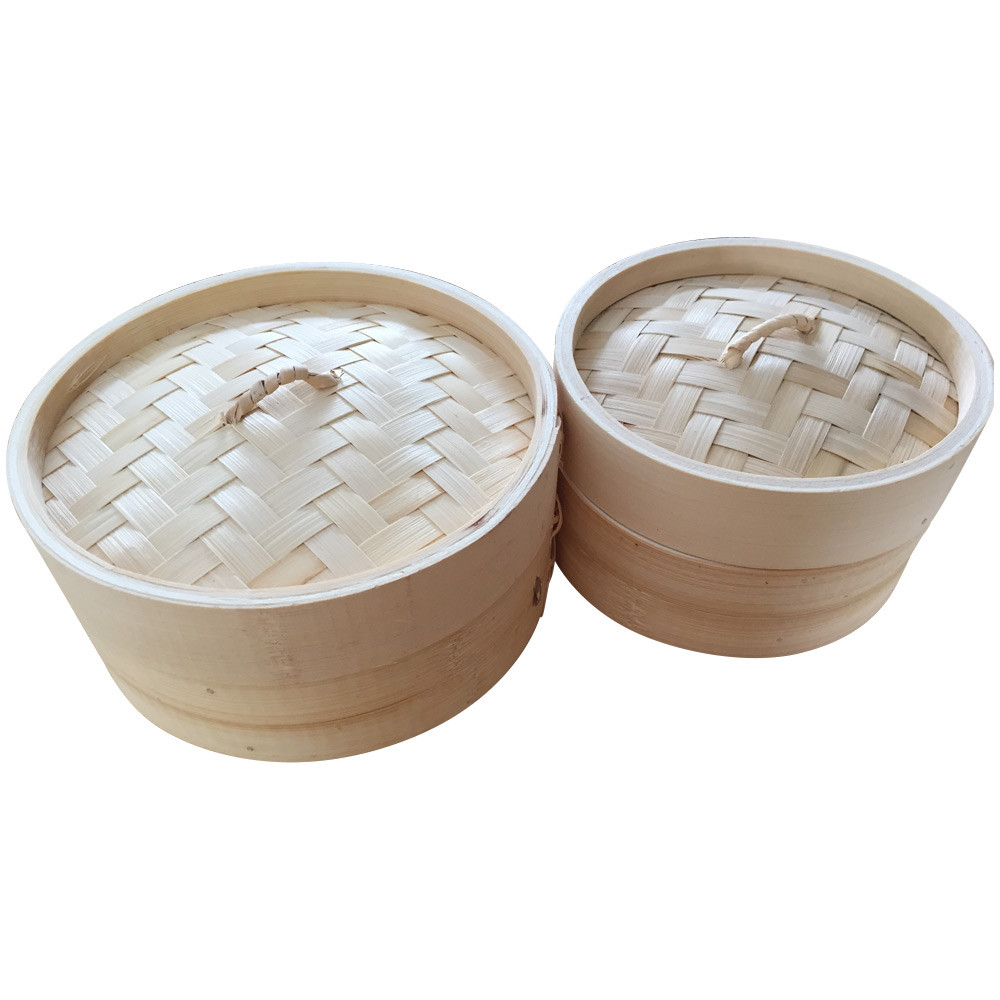 Natural Healthy Bamboo Steamer use for Baozi and Dumpling