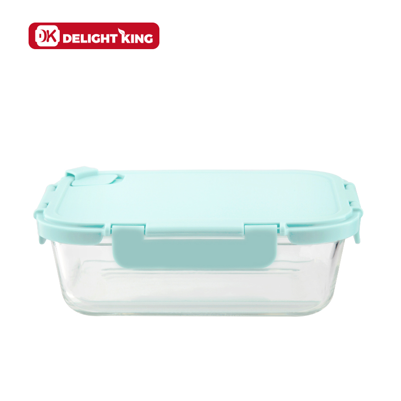 Glass food container