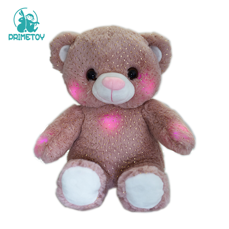 Bear with bling bling ligts in body