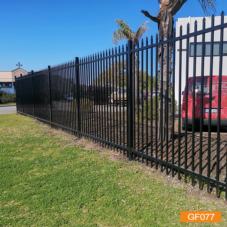 powder coating welded garden aluminum fence