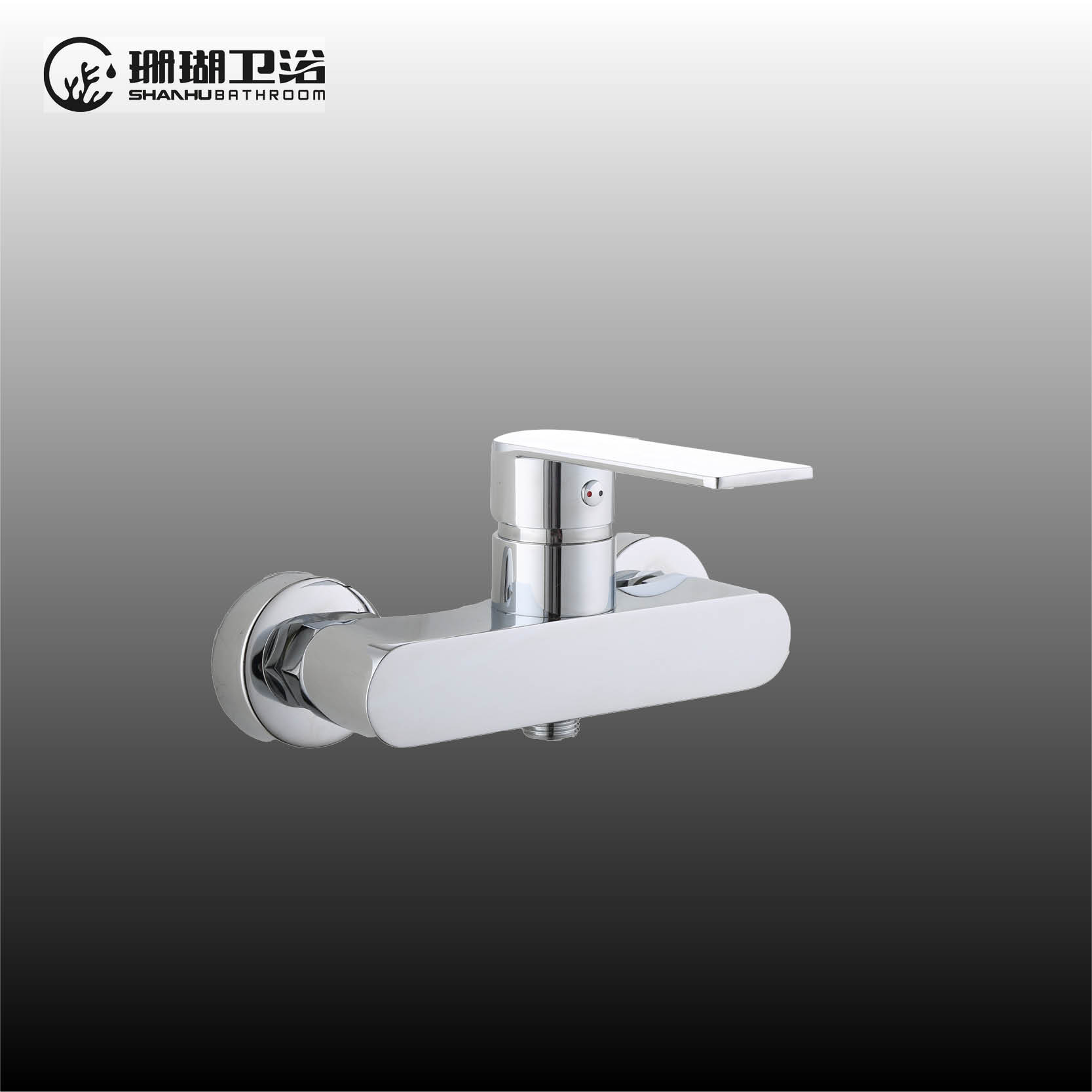 Single lever wall-mounted shower mixer