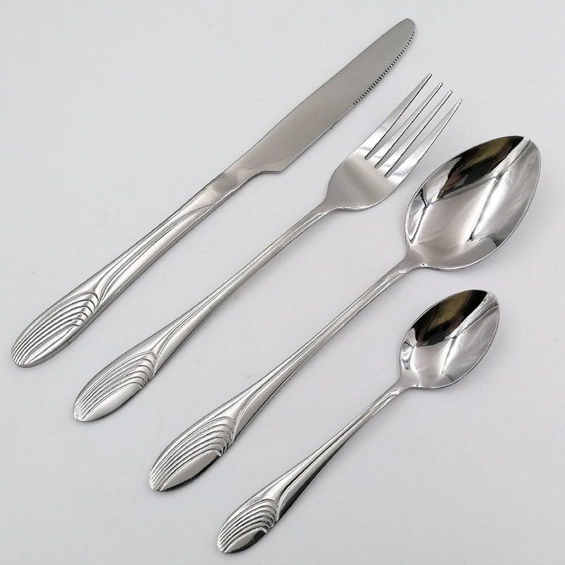 Hot-sale style hand polish stainless steel cutlery