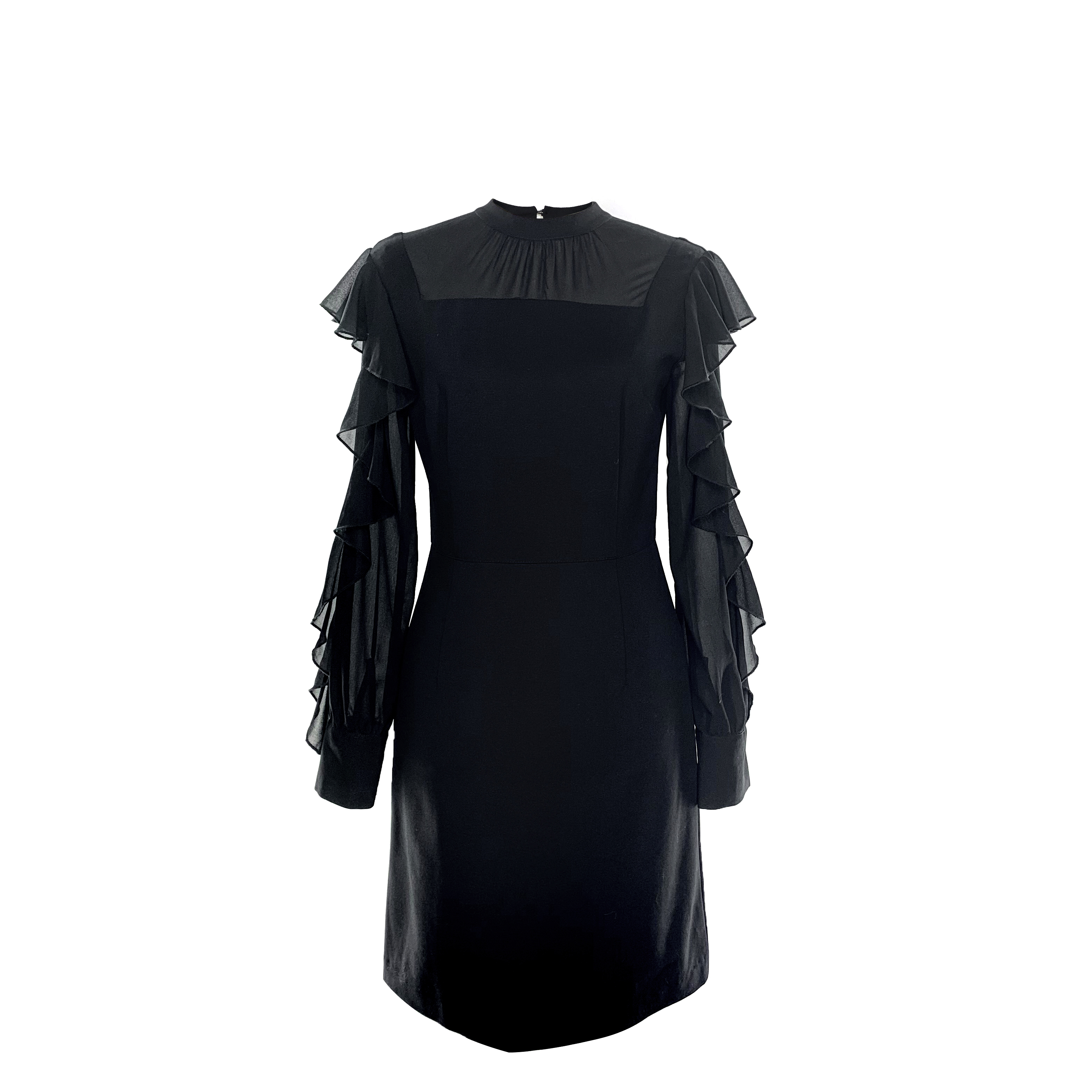 Ladies' Woven Dress，recycled Fabric