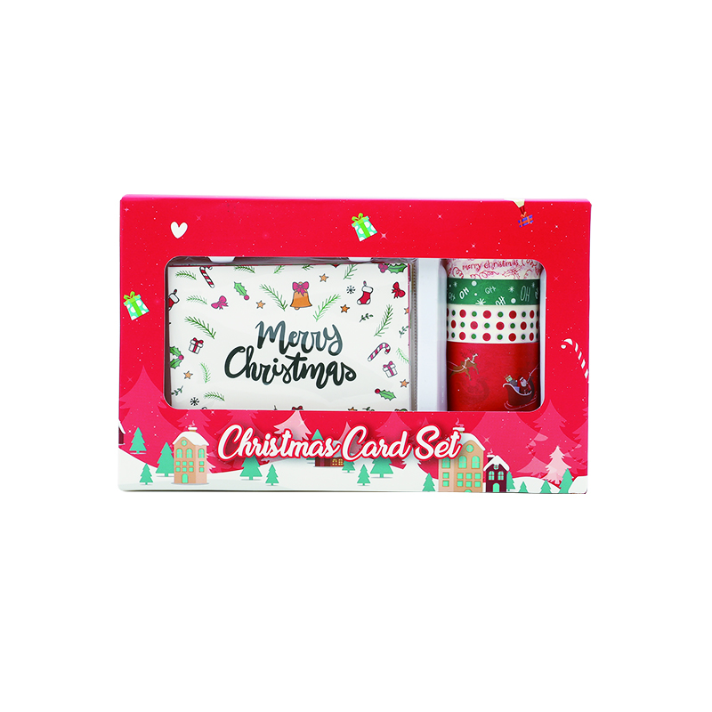 Christmas card &paper tape set