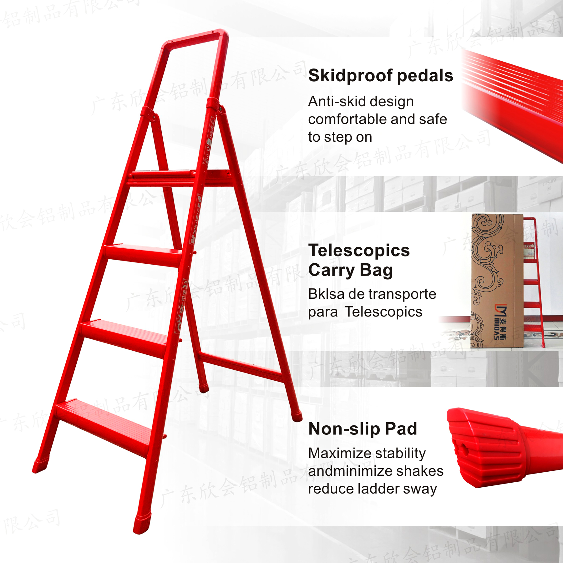 Aluminum Folding Step Ladder