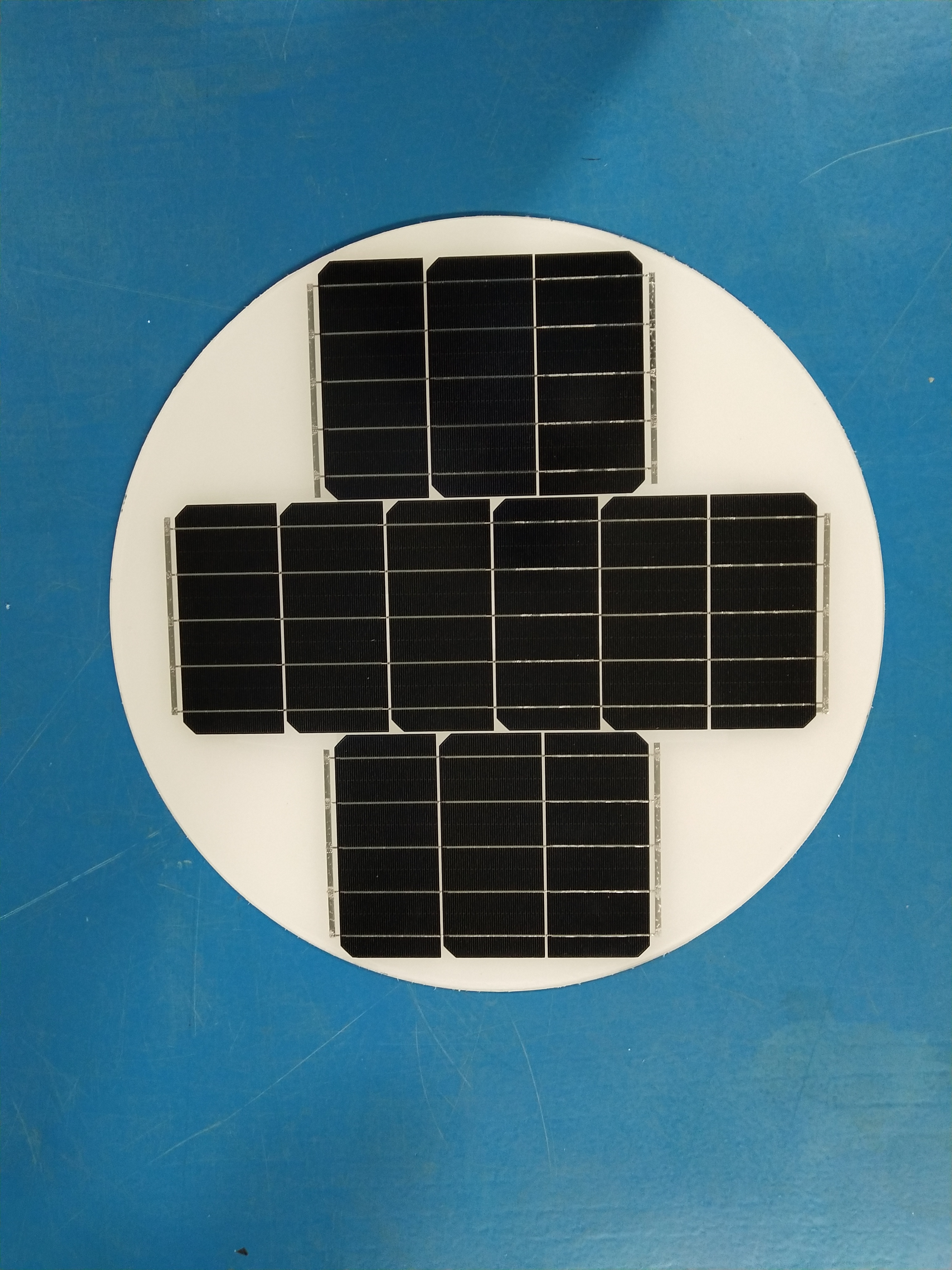 HUIDA Round and high-efficiency single crystal 30W solar panel solar module factory Customize on or off-grid photovoltaic power generation system