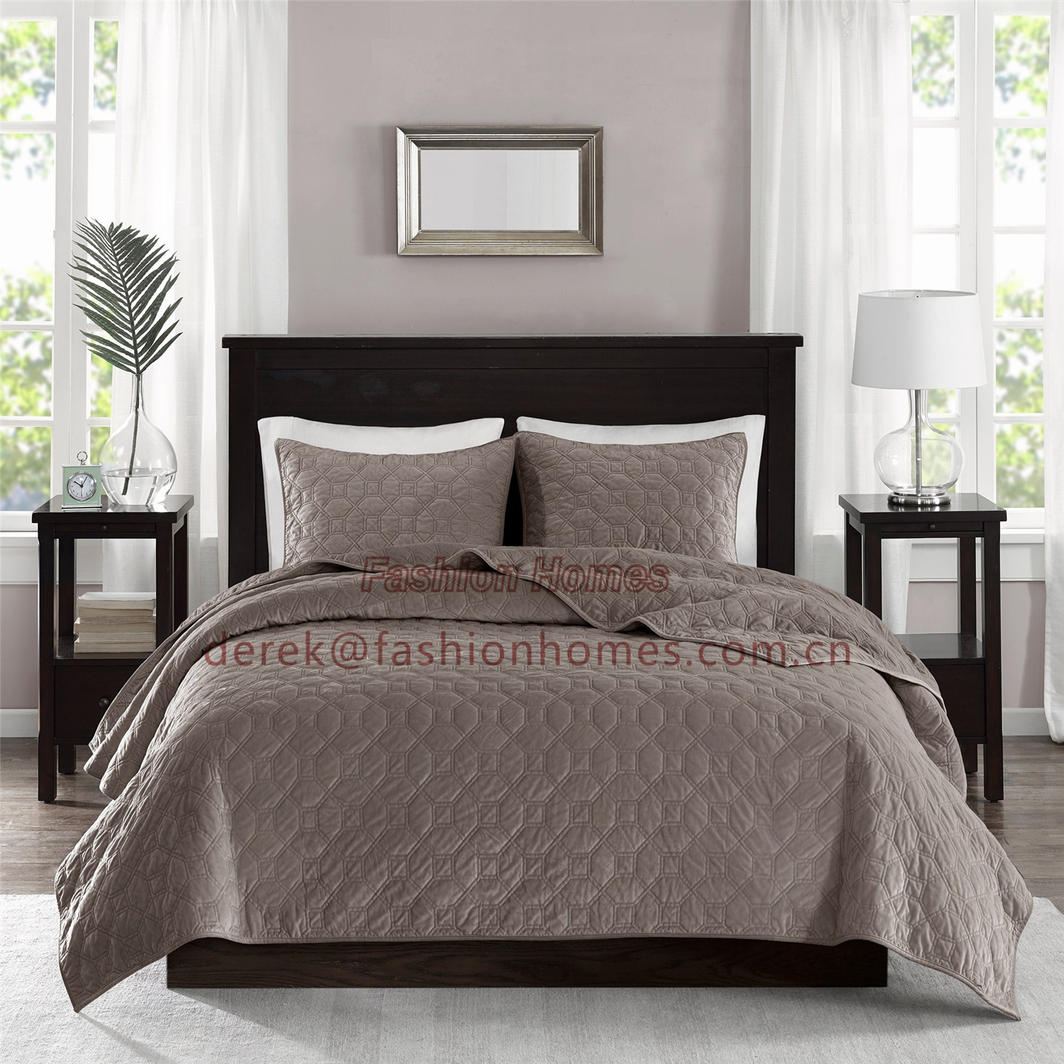Velvet quilt