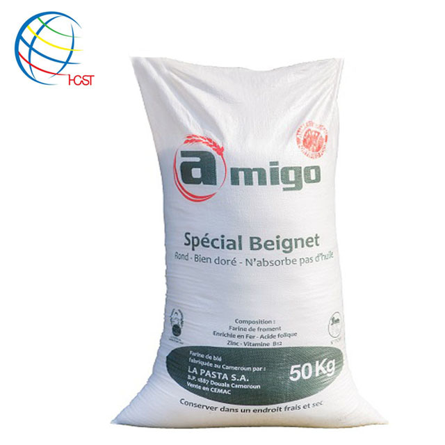25kg 50kg pp woven plastic sand bag with drawsrting