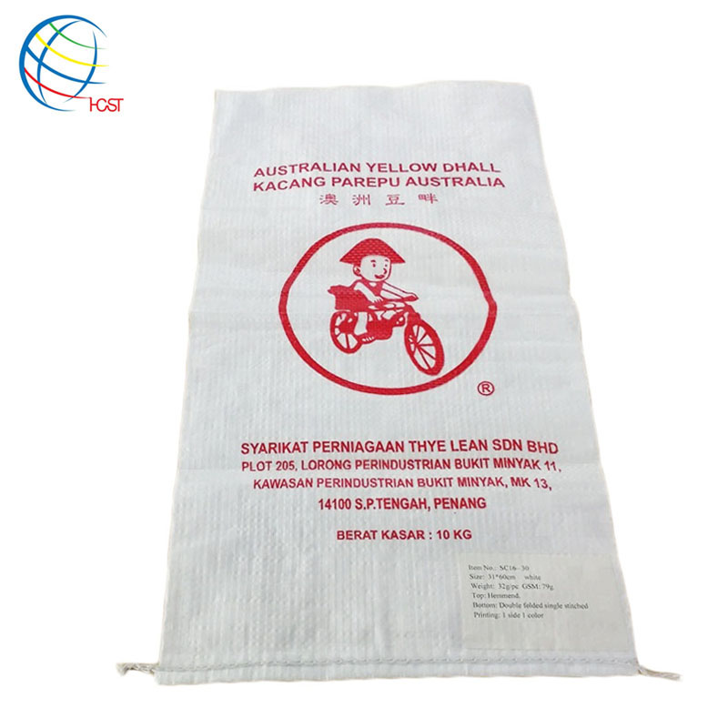 10kg 25kg pp woven corn flour packing plastic bags