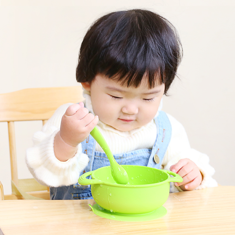 Non-slip baby feeding bowl silicone suction bowls