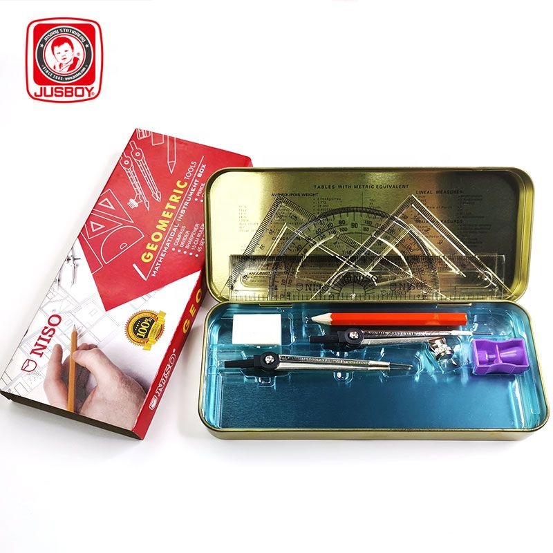 Mathematical stationery compass set drawing tools