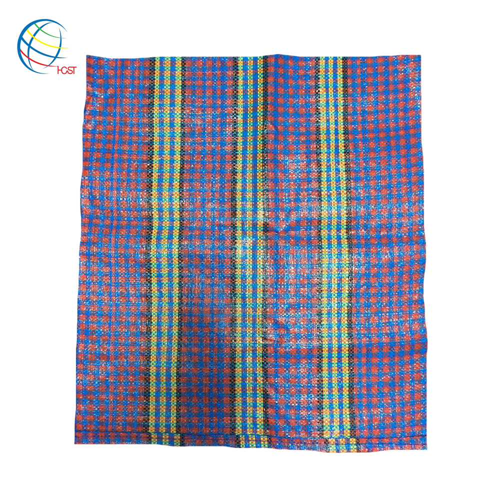 Small size laminating woven pp market bag with handle