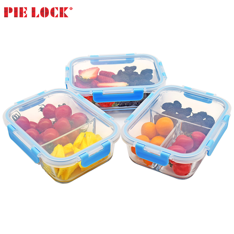 High Borosilicate Glass Meal Prep Container Set
