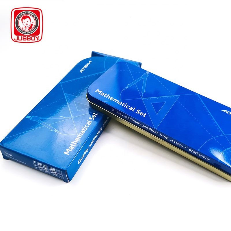 High quality mathematical compass set, drawing tool and ruler set