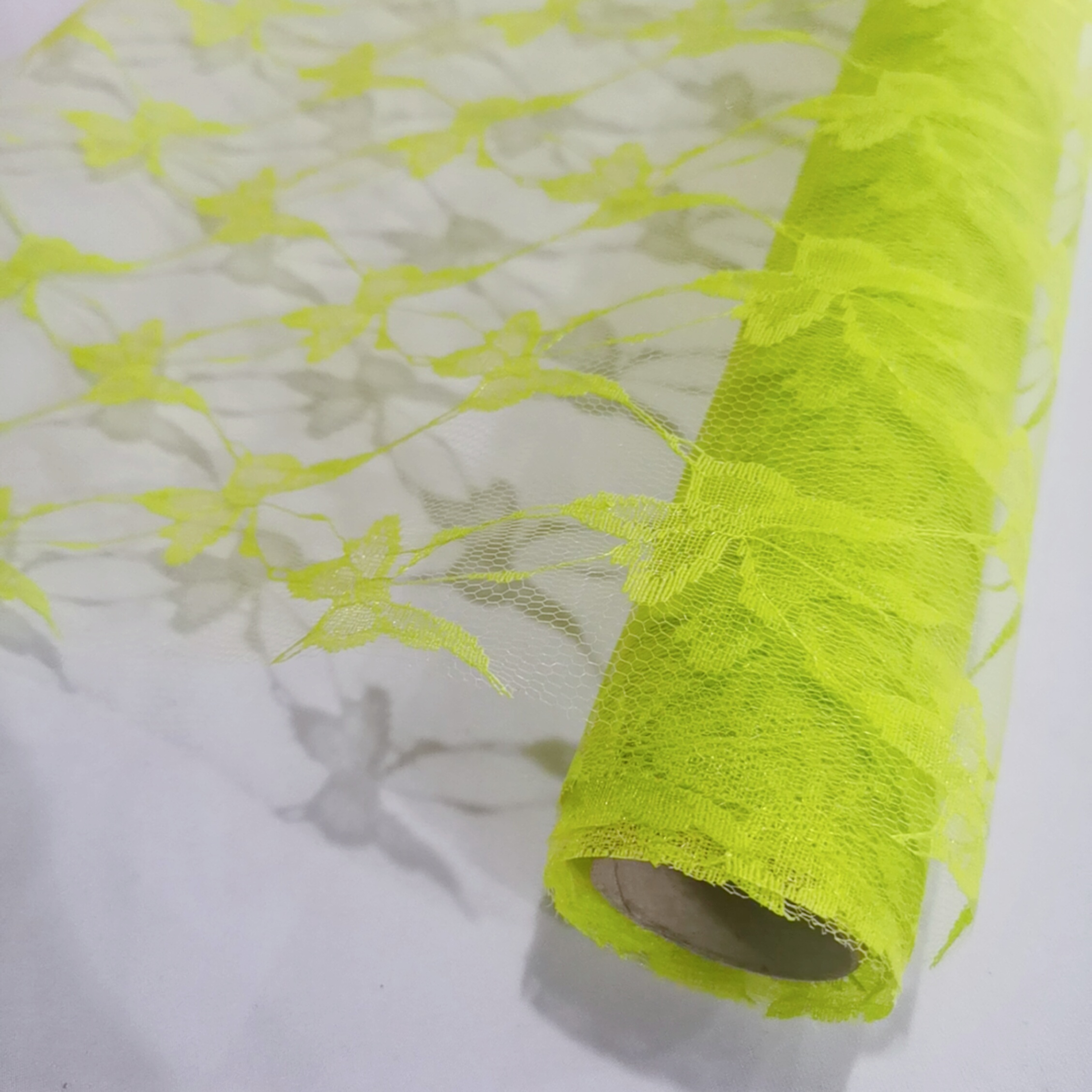 Flower wrapping mesh butterfly mesh