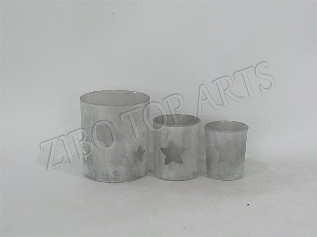 Glass Candle Holder