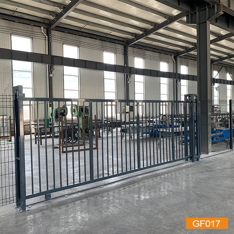 Powder coating garden sliding gate