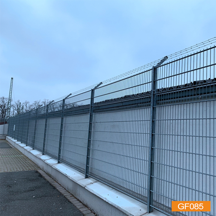Decorative 2D welded powder coating Double wire fence popular in Europe Market