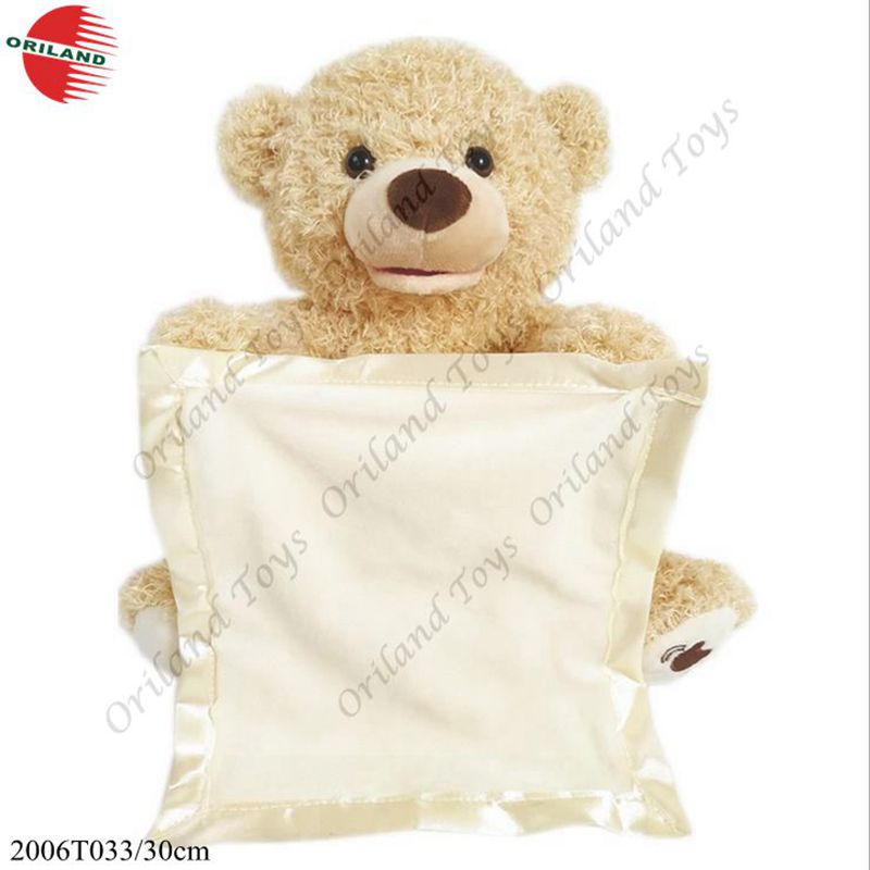 Peekaboo plush elephant electronic toys stuffed animal toy soft