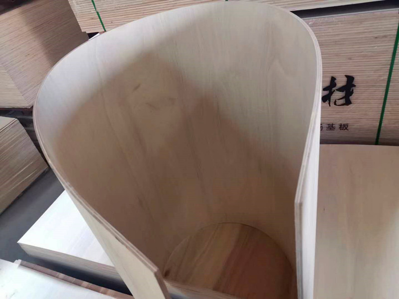 curved commercial plywood