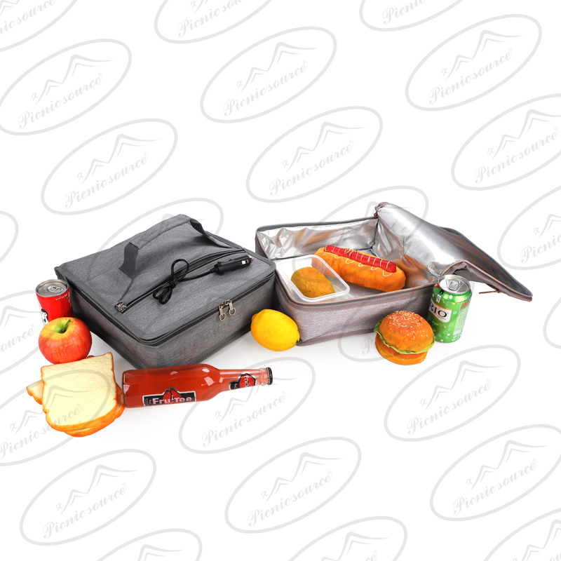Imitation linen jacquard melange Car heat casserole carrier,lunch bag,insulated bag,lunch cooler,cooler bag