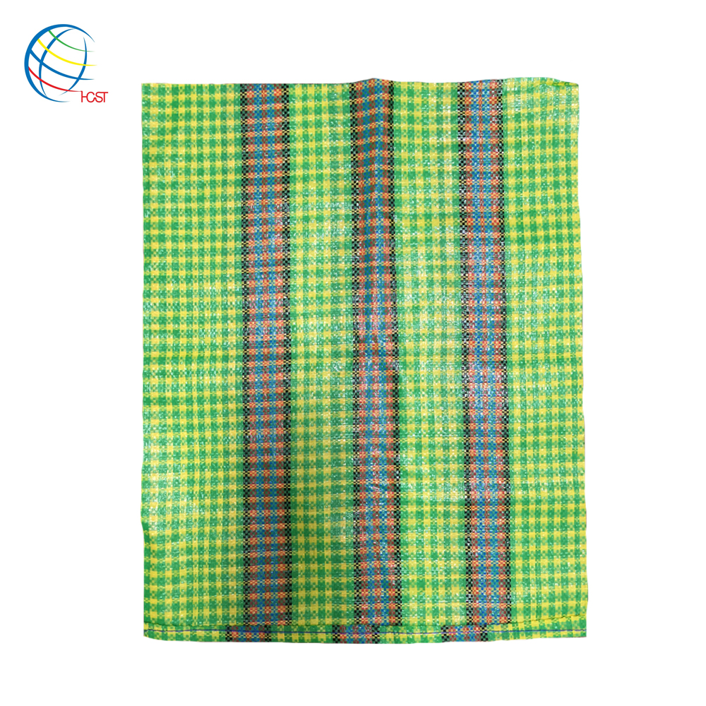 high quality new design colorful handle pp woven market bag for shopping