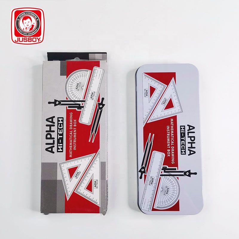 High quality mathematical set metal box