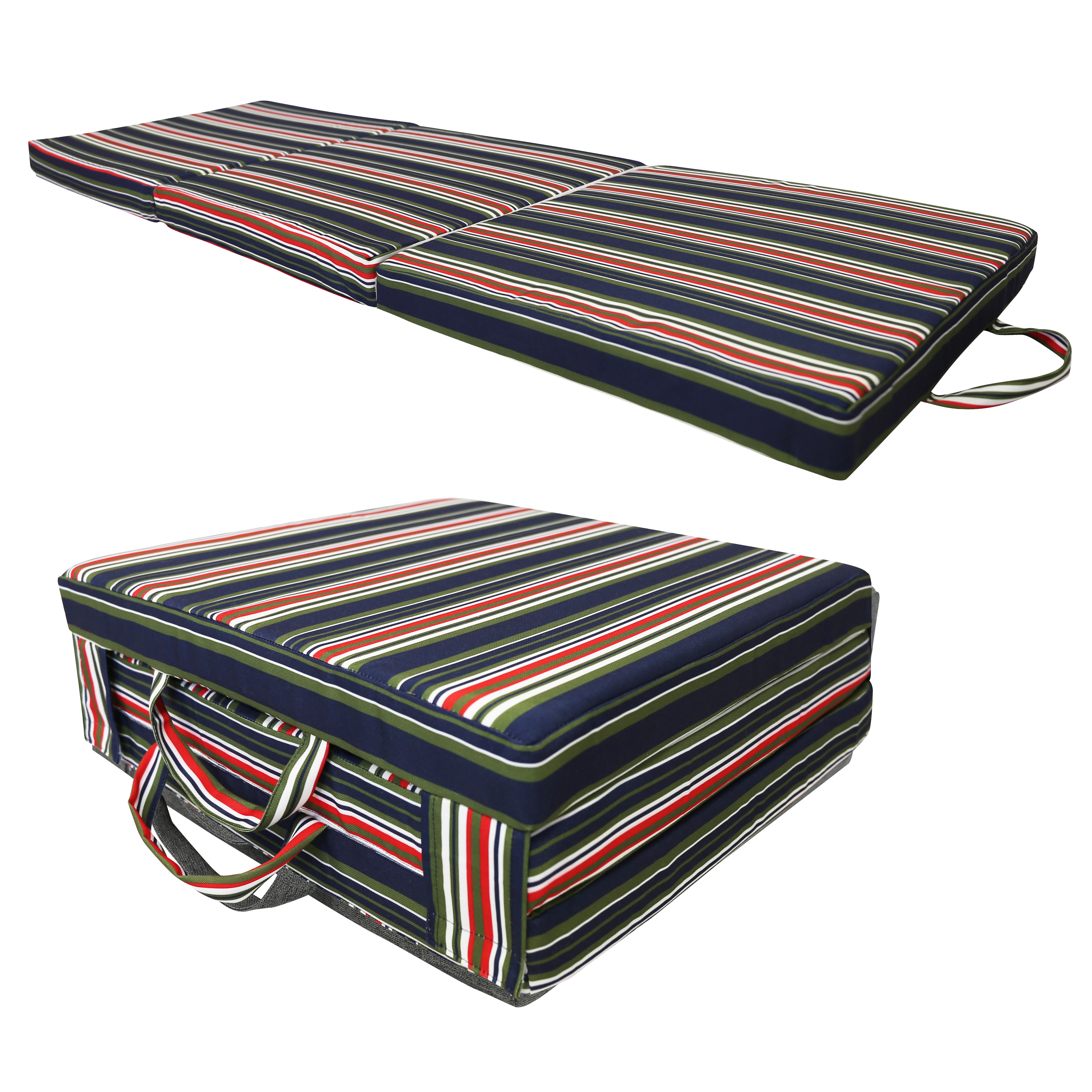 Foam Lounger,fold-out, foma inside,can be used outdoor, Made with high quality water repellency fabric,hign colorfastness