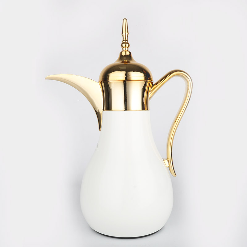 0.7l May Flower Vacuum Flask Tea Pot Dallah Kitchenware Houseware Coffee Pot Thermos