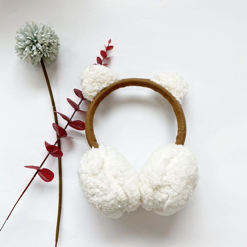 128017 Kid Winter Fashion Older Girl Earmuff-Teddy Borg