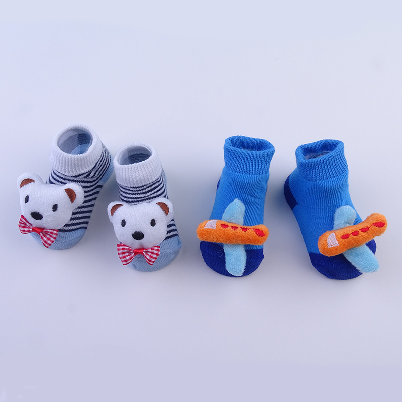 3D Carton Baby Toy Socks