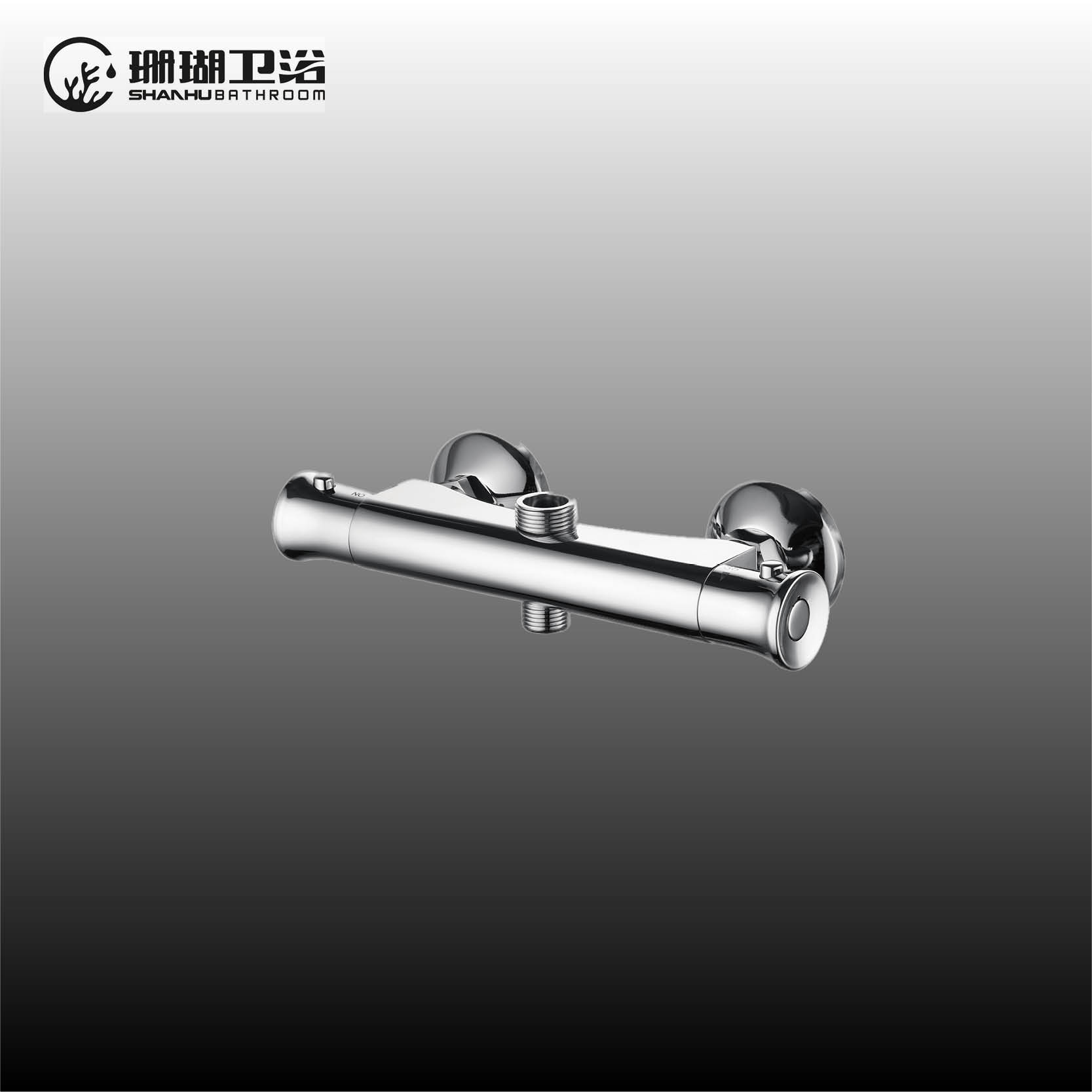 Exposed thermostatic bar vavle