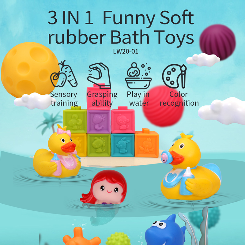 3 IN 1 Funny Bath Toys