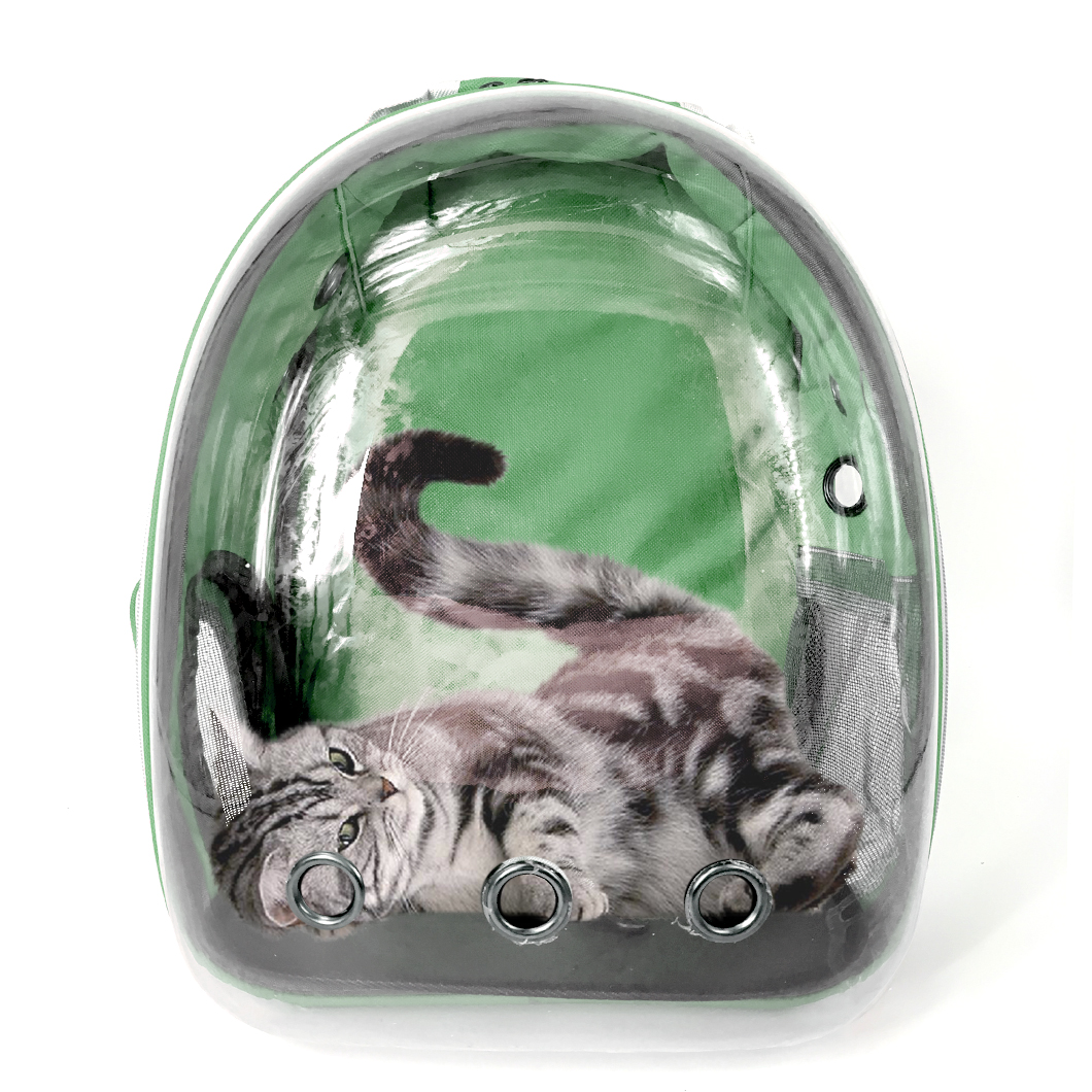 Capsule portable pet carrying backpack