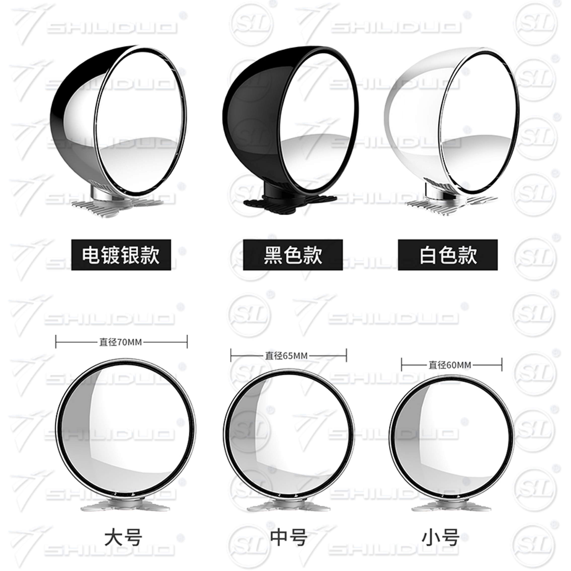 Multi-function auxiliary mirror