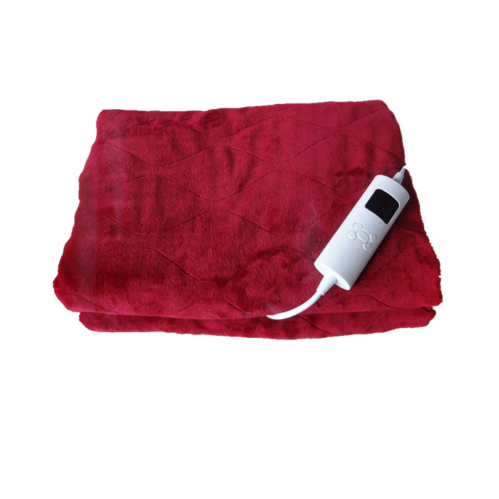 Flannel Fleece Heated Throw