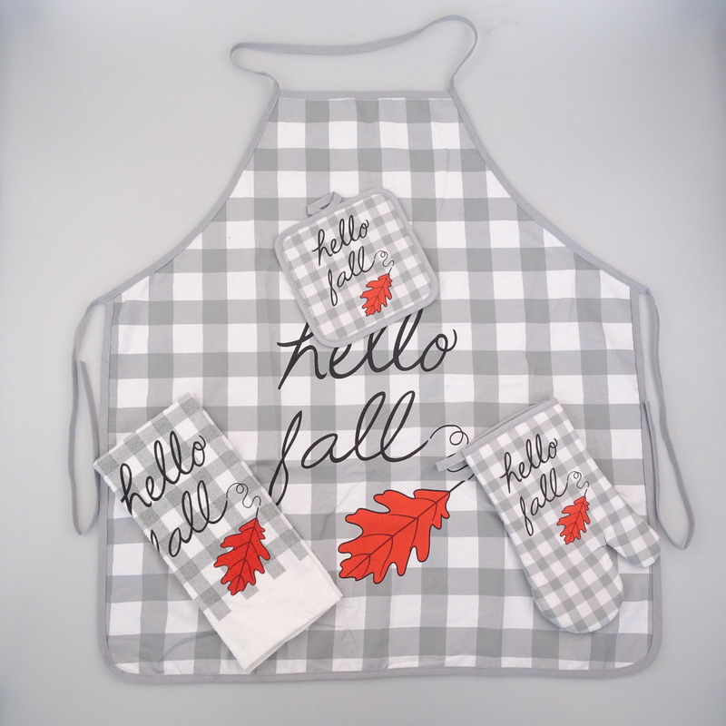 cotton print kitchen apron set cotton apron printed apron BBQ apron/work apron/Denim apron