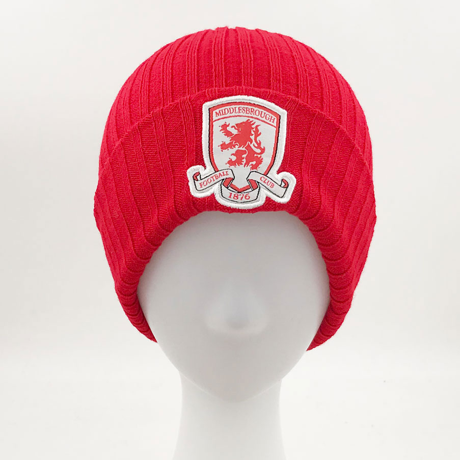 Knit Beanie with Customize Woven Label