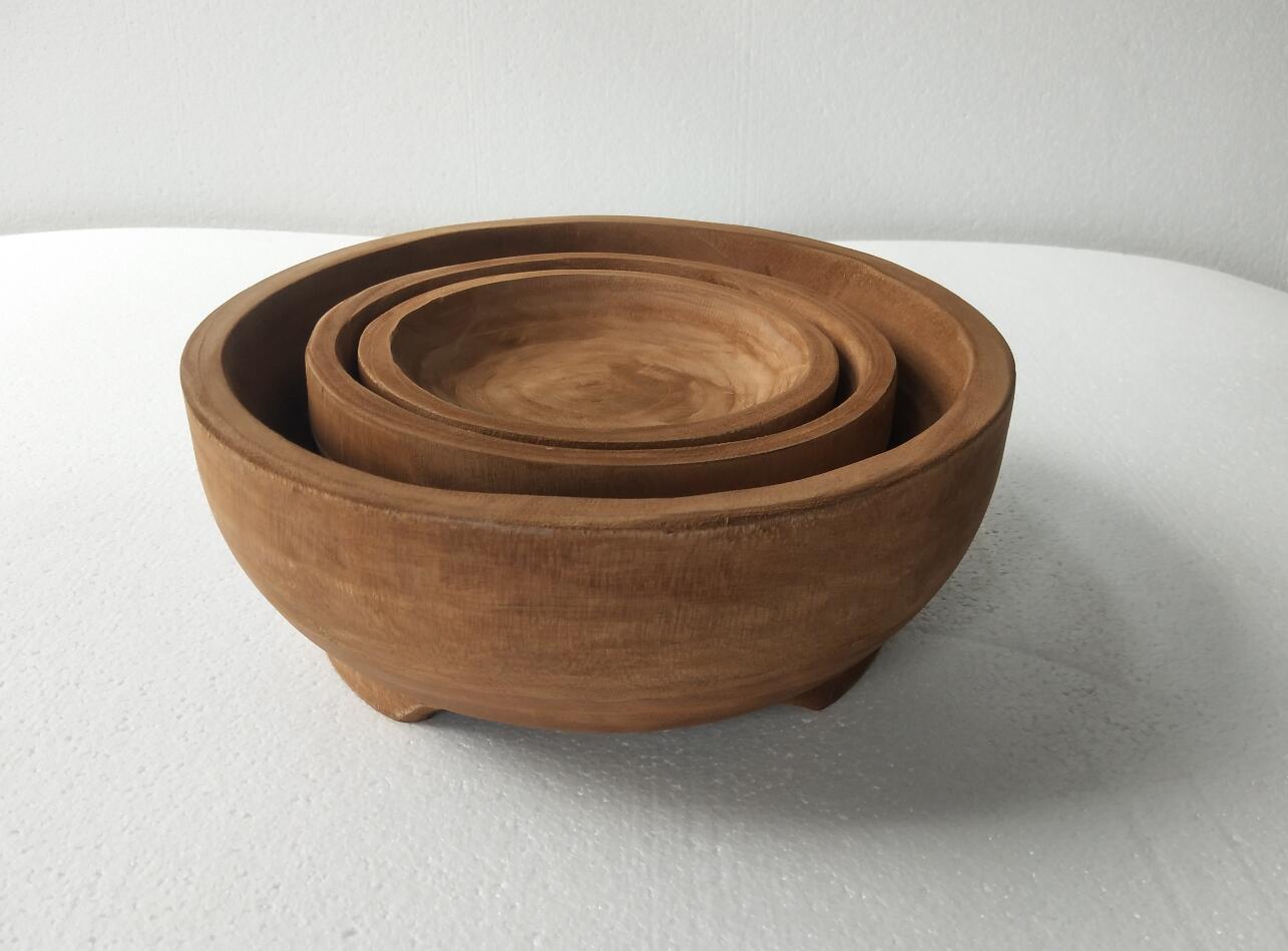 Wood bowl
