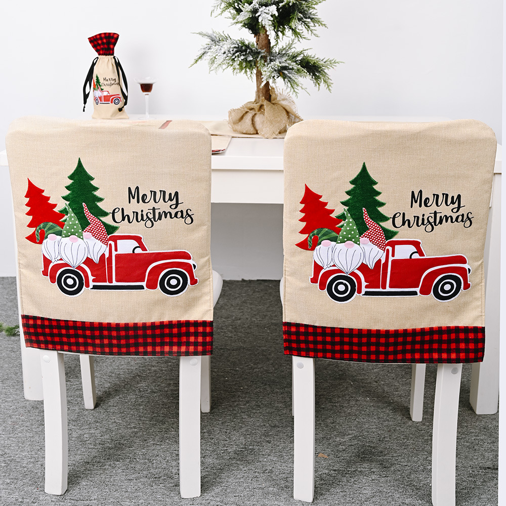 Christmas design chair cover