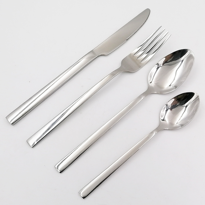 Stainless steel flatware set for Europe market