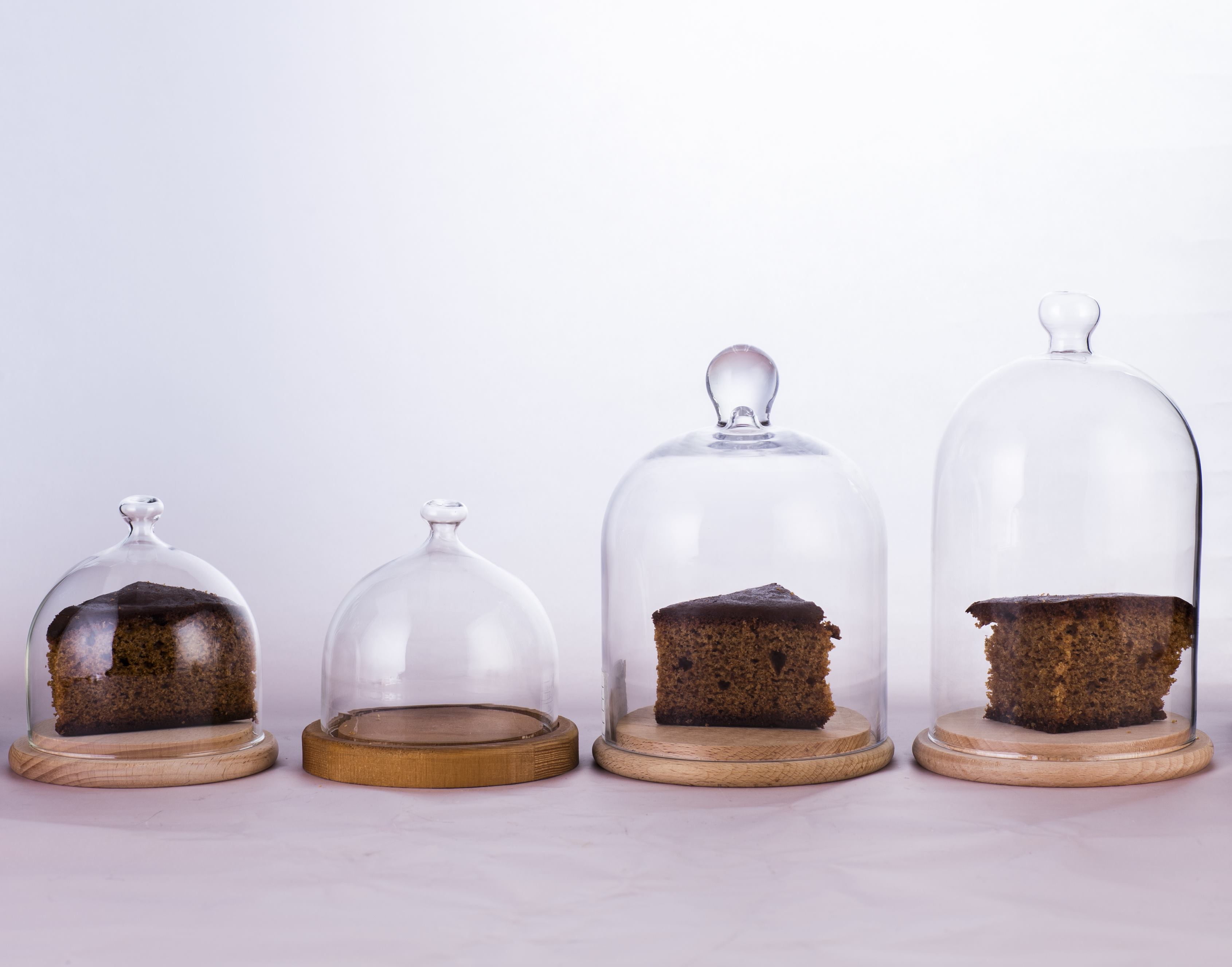 Best seller glass dome for kitchen using with wooden base Dishwasher Safe EU standard ODM OEM