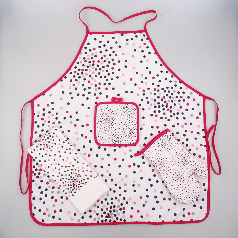 bib apron cotton print kitchen apron set/adult apron/printing apron/kitchen apron sets/baking apron