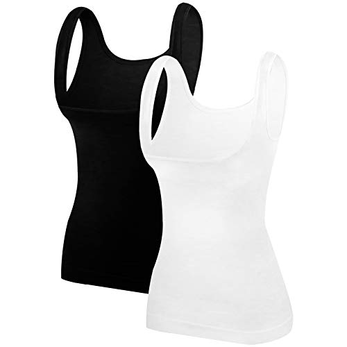Women Underbust Support Shapewear Tank Tops - Seamless Open Bust Compression Workout Tops Slimming Tank
