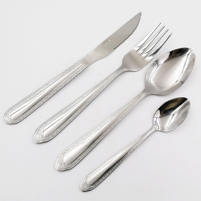 Hot-sale style hand polish stainless steel flatware