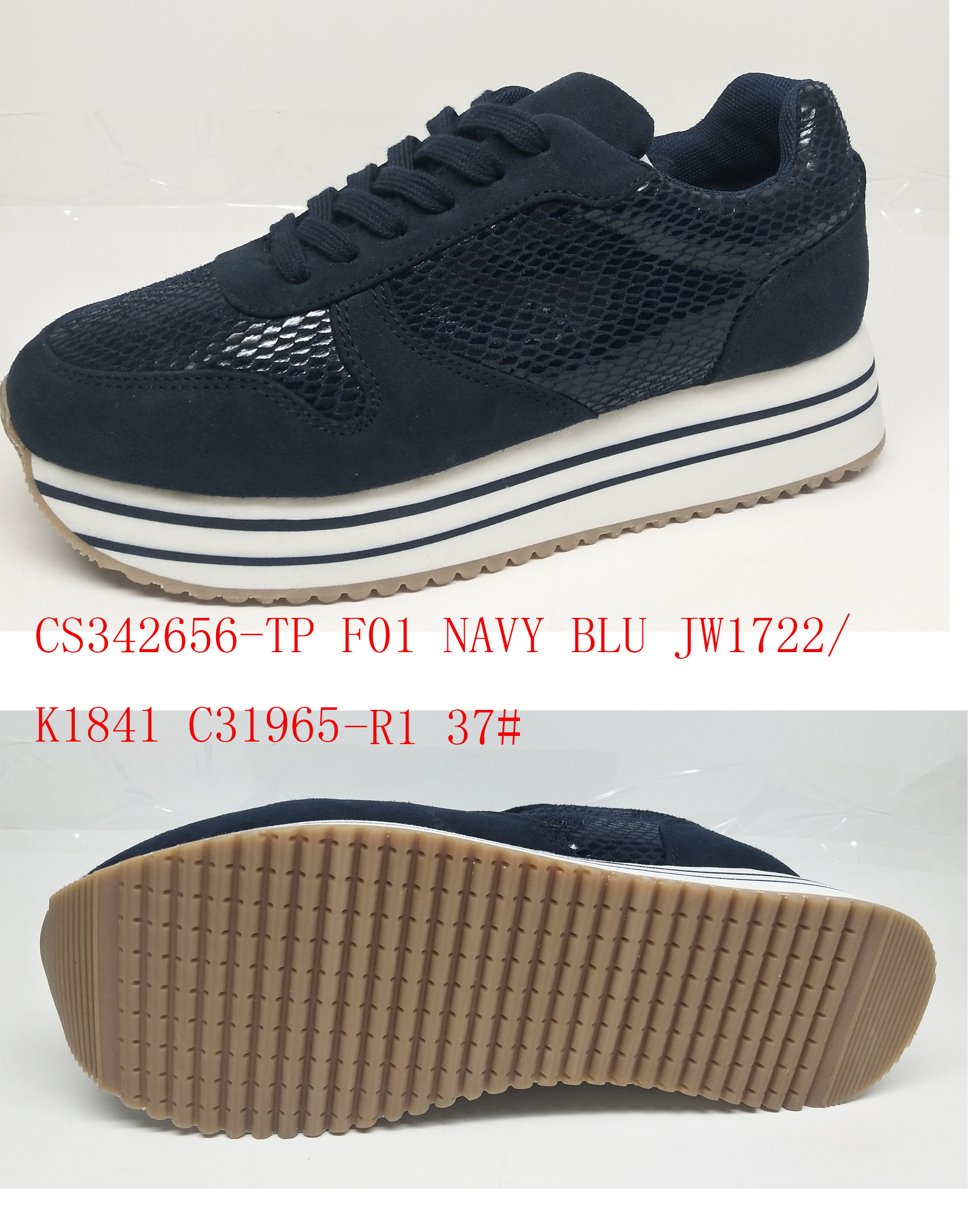 Upper:PU+textile Lining:mesh Outsole:EVA+TPR